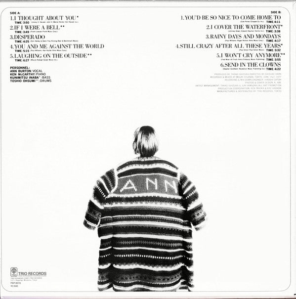 Ann Burton - Burton For Certain (Vinyl, LP, Album)