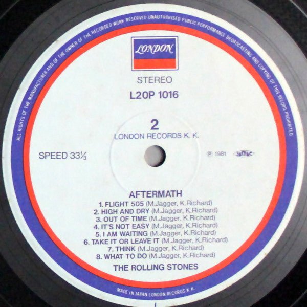 The Rolling Stones - Aftermath (Vinyl, LP, Album, Reissue, Stereo) Near Mint (NM or M-) / Very Good Plus (VG+)