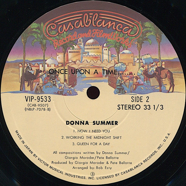 Donna Summer - Once Upon A Time... (2xVinyl, LP, Album) Very Good (VG) / Very Good (VG)