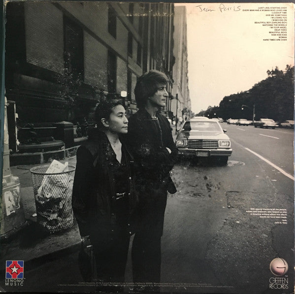 John Lennon & Yoko Ono - Double Fantasy (Vinyl, LP, Album) Very Good (VG) / Very Good Plus (VG+)
