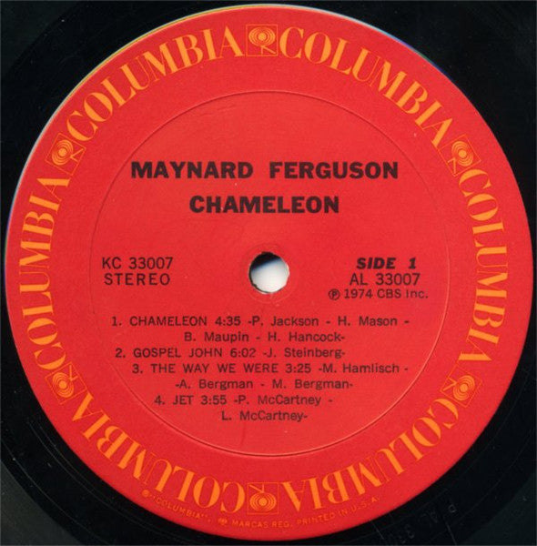 Maynard Ferguson - Chameleon (Vinyl, LP, Album) Very Good (VG) / Good Plus (G+)