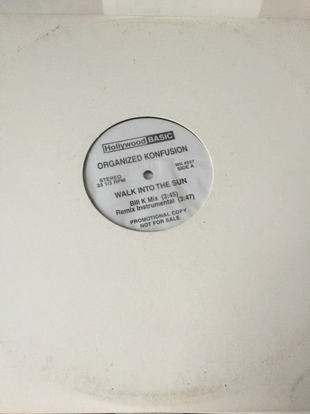 Organized Konfusion - Walk Into The Sun (Vinyl, 12", 33 ⅓ RPM, Promo) Very Good (VG) / Generic