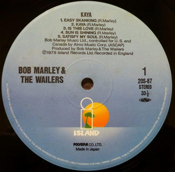 Bob Marley & The Wailers - Kaya (Vinyl, LP, Album, Reissue) Very Good Plus (VG+) / Very Good Plus (VG+)