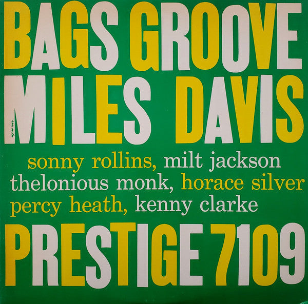 Miles Davis - Bags Groove (Vinyl, LP, Album, Mono, Reissue)