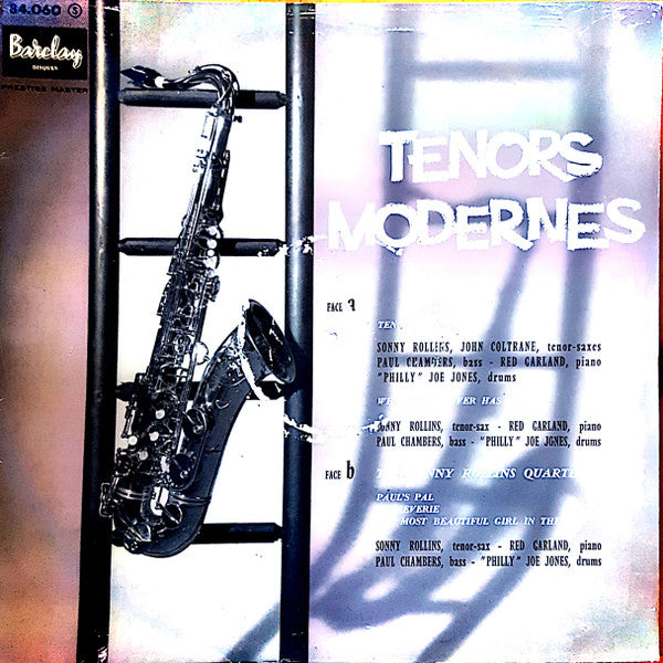 Sonny Rollins Quartet - Ténors Modernes (Vinyl, LP, Album, Mono) Very Good (VG) / Very Good Plus (VG+)