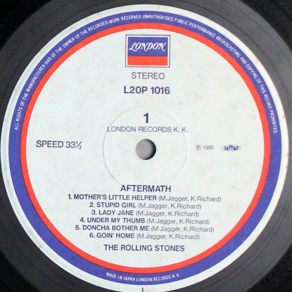 The Rolling Stones - Aftermath (Vinyl, LP, Album, Reissue, Stereo) Near Mint (NM or M-) / Very Good Plus (VG+)