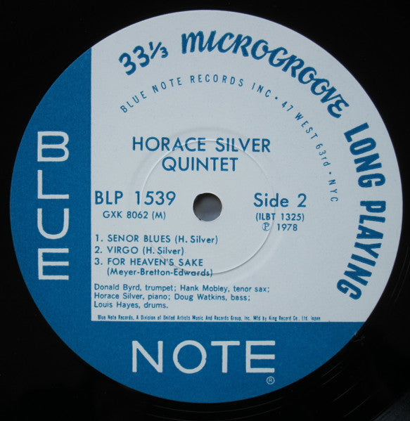 The Horace Silver Quintet - 6 Pieces Of Silver (Vinyl, LP, Album, M...