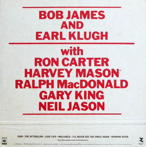 Bob James - One On One (Vinyl, LP, Album)