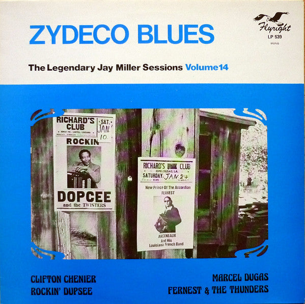 Various - Zydeco Blues (Vinyl, LP, Compilation, Reissue, Mono) Very Good Plus (VG+) / Very Good Plus (VG+)