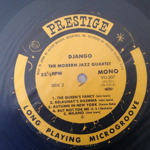 The Modern Jazz Quartet - Django (Vinyl, LP, Album, Reissue, Mono) Very Good Plus (VG+) / Very Good Plus (VG+)