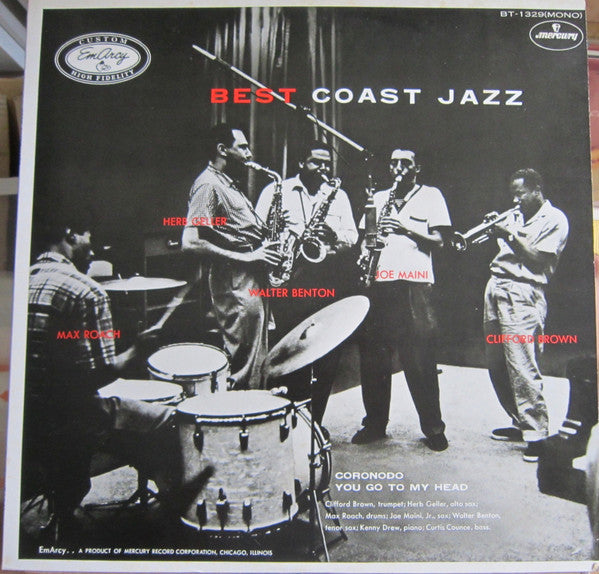 Max Roach - Best Coast Jazz (Vinyl, LP, Album, Mono)