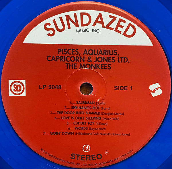 The Monkees - Pisces, Aquarius, Capricorn & Jones Ltd. (Vinyl, LP, Album, Reissue, Stereo, Mono) Very Good (VG) / Very Good Plus (VG+)
