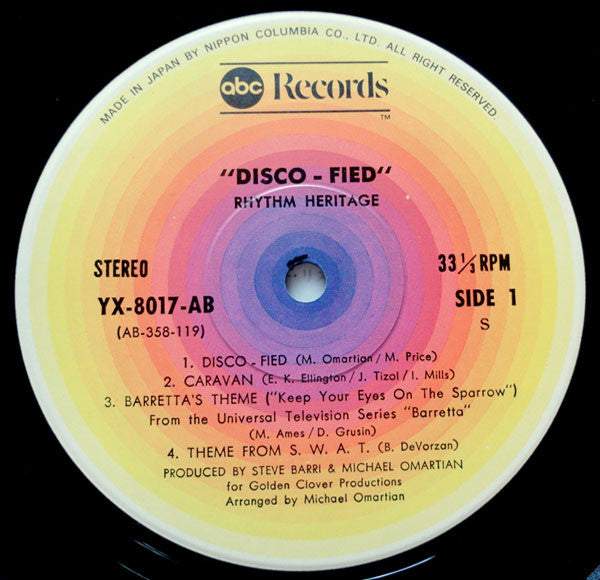 Rhythm Heritage - Disco-Fied (Vinyl, LP, Album) Very Good Plus (VG+) / Very Good Plus (VG+)