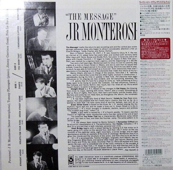 J.R. Monterose - The Message (Vinyl, LP, Album, Reissue, Stereo) Near Mint (NM or M-) / Very Good Plus (VG+)