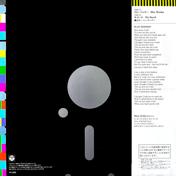 New Order - Blue Monday (Vinyl, 12", 45 RPM, Single)