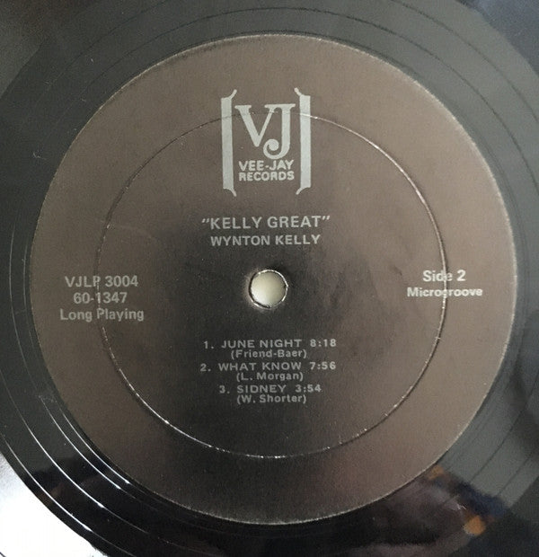 Wynton Kelly - Kelly Great (Vinyl, LP, Album, Reissue, Stereo) Very Good (VG) / Very Good (VG)