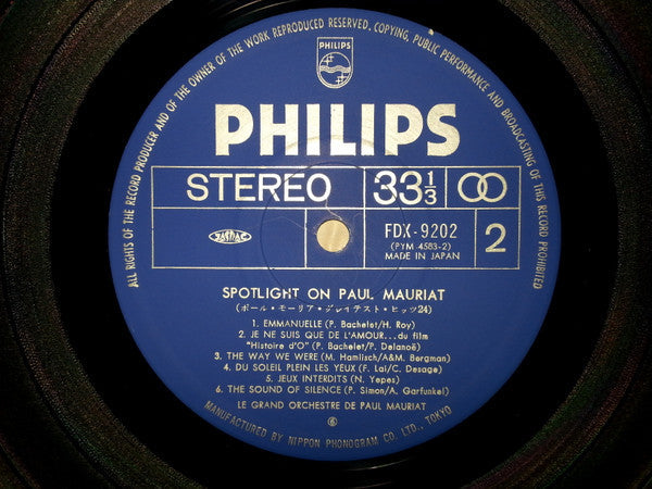 Paul Mauriat - Spotlight On Paul Mauriat (Vinyl, LP, Compilation)