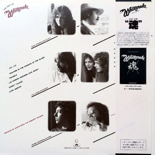 Whitesnake - The Best Of Whitesnake (Vinyl, LP, Compilation, Stereo)