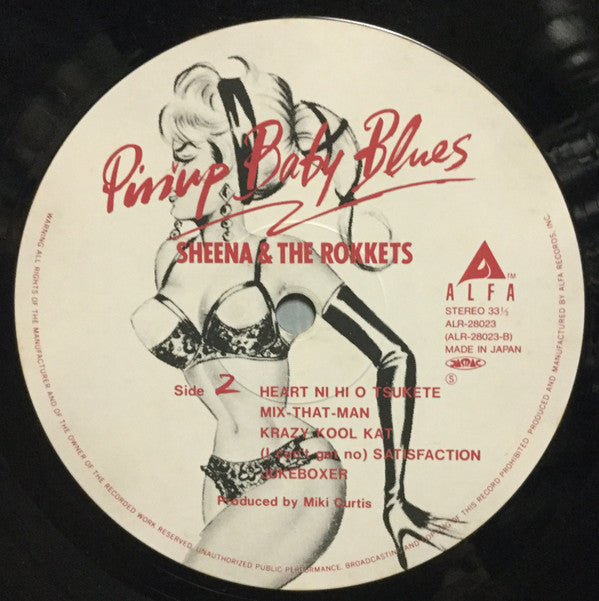 Sheena & The Rokkets - Pinup Baby Blues (Vinyl, LP)