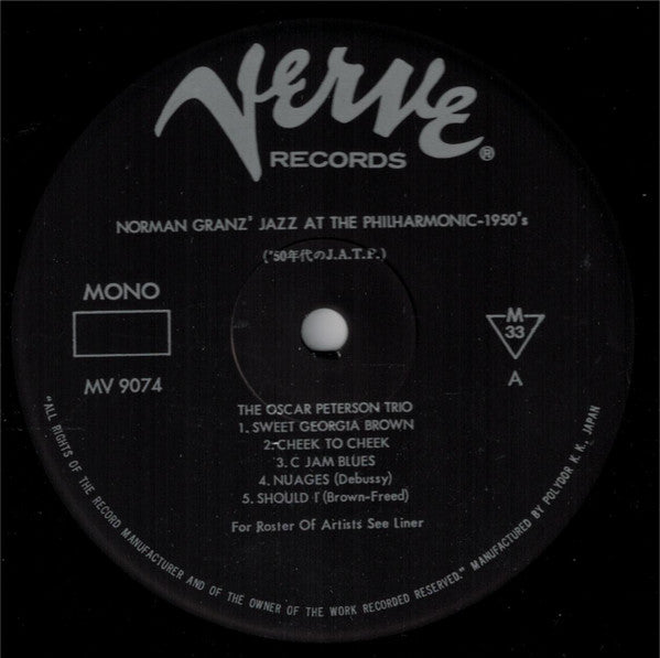 Jazz At The Philharmonic - 1950s (3xVinyl, Box Set, LP, Mono) Near Mint (NM or M-) / Near Mint (NM or M-)