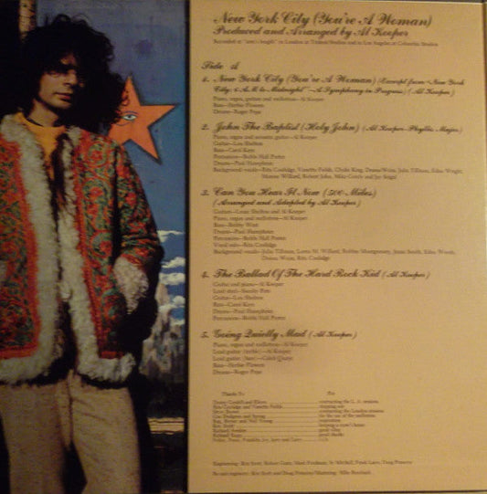 Al Kooper - New York City (You're A Woman) (Vinyl, LP, Album, Reissue) Near Mint (NM or M-) / Very Good Plus (VG+)