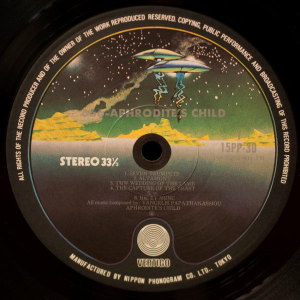 Aphrodite's Child - 666 (2xVinyl, LP, Album) Near Mint (NM or M-) / Very Good Plus (VG+)