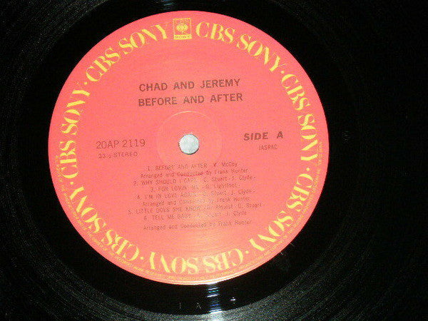 Chad & Jeremy - Before And After (Vinyl, LP, Reissue, Stereo) Very Good Plus (VG+) / Very Good Plus (VG+)
