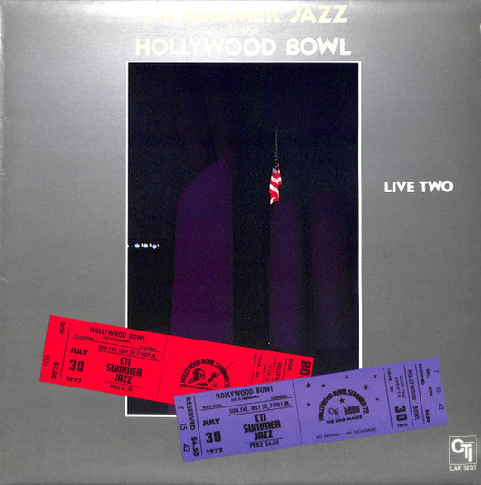 CTI All-Stars - CTI Summer Jazz At The Hollywood Bowl Live Two (Vinyl, LP, Album, Limited Edition, Stereo) Good Plus (G+) / Very Good (VG)