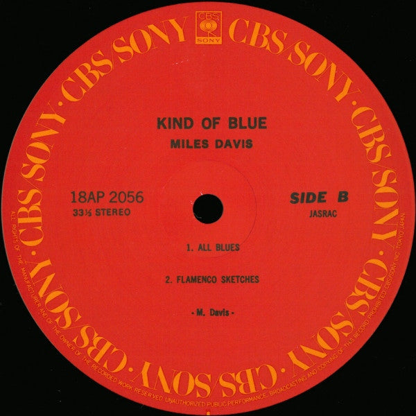 Miles Davis - Kind Of Blue (Vinyl, LP, Album, Reissue, Stereo)