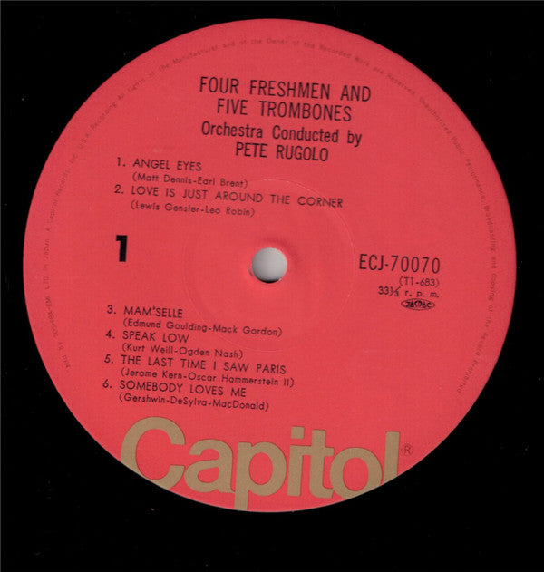 The Four Freshmen - Four Freshmen And 5 Trombones (Vinyl, LP, Album, Reissue, Mono) Very Good Plus (VG+) / Very Good (VG)