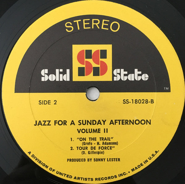 Various - Jazz For A Sunday Afternoon Volume 2 (Vinyl, LP, Album, S...