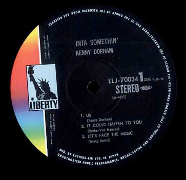 Kenny Dorham - Inta Somethin' (Vinyl, LP, Album, Repress) Very Good Plus (VG+) / Very Good Plus (VG+)