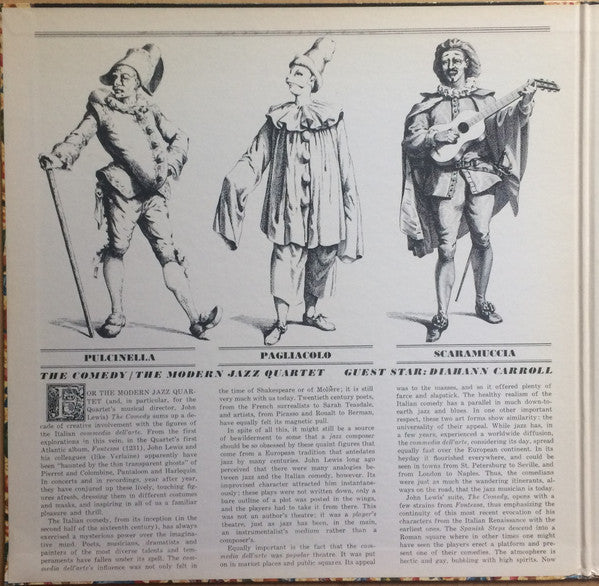The Modern Jazz Quartet - The Comedy (Vinyl, LP, Album, Reissue, Stereo) Very Good Plus (VG+) / Very Good Plus (VG+)