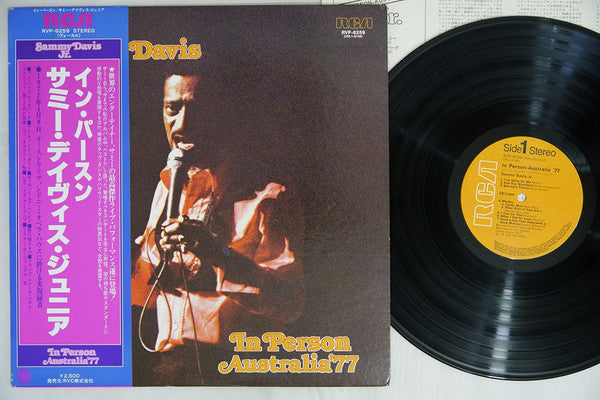 Sammy Davis Jr. - In Person Australia '77 (Vinyl, LP, Album) Very Good Plus (VG+) / Very Good Plus (VG+)