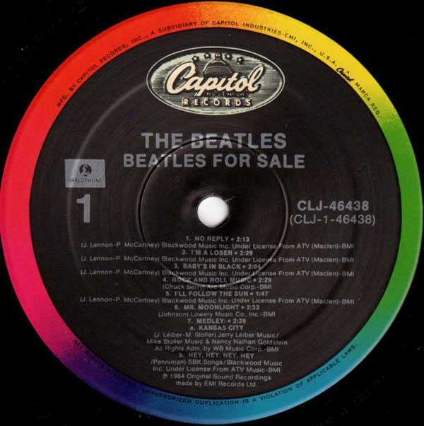 The Beatles - Beatles For Sale (Vinyl, LP, Album, Reissue, Mono) Very Good Plus (VG+) / Very Good Plus (VG+)