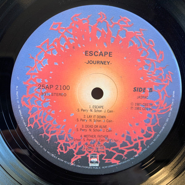 Journey - Escape (Vinyl, LP, Album, Stereo)