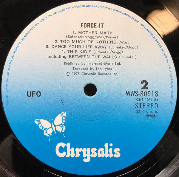 UFO (5) - Force It (Vinyl, LP, Album, Reissue) Very Good Plus (VG+) / Very Good (VG)