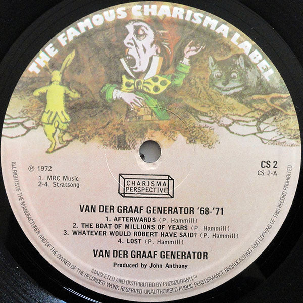 Van Der Graaf Generator - '68 - '71 (Vinyl, LP, Compilation, Reissue) Very Good Plus (VG+) / Very Good Plus (VG+)