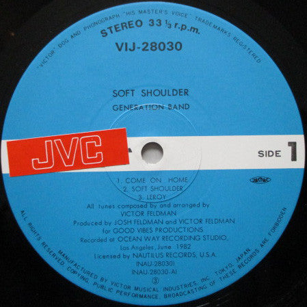 Victor Feldman's Generation Band - Soft Shoulder (Vinyl, LP, Album)