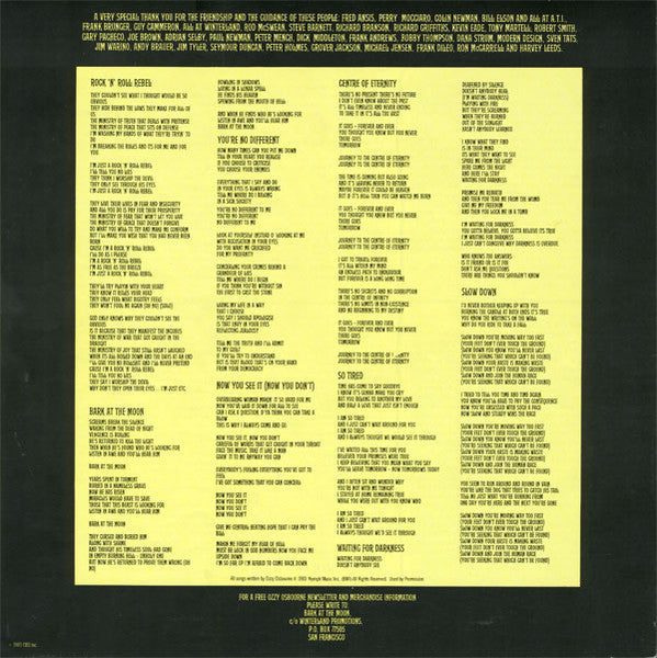 Ozzy Osbourne - Bark At The Moon (Vinyl, Vinyl, LP, Album, 7", 45 R...