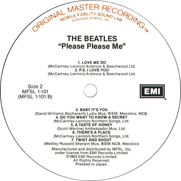 The Beatles - Please Please Me (Vinyl, LP, Album, Limited Edition, Reissue, Remastered, Stereo) Very Good Plus (VG+) / Very Good Plus (VG+)