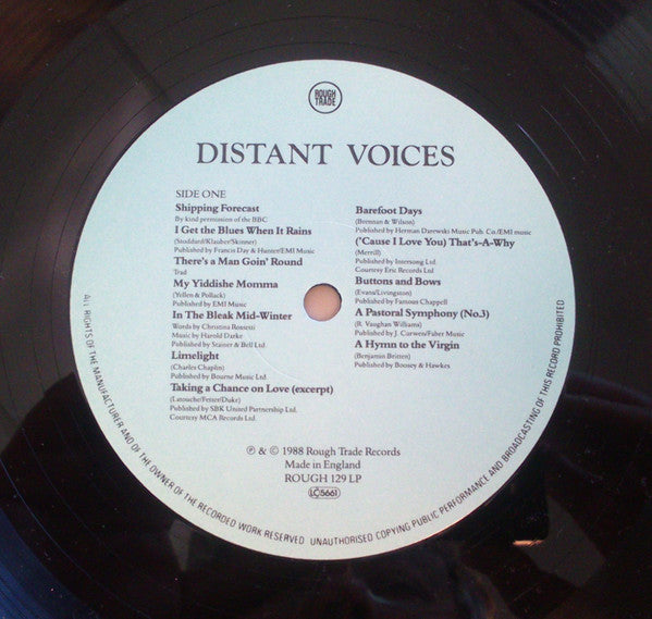 Various - Distant Voices, Still Lives (Vinyl, LP, Album) Good Plus (G+) / Good Plus (G+)