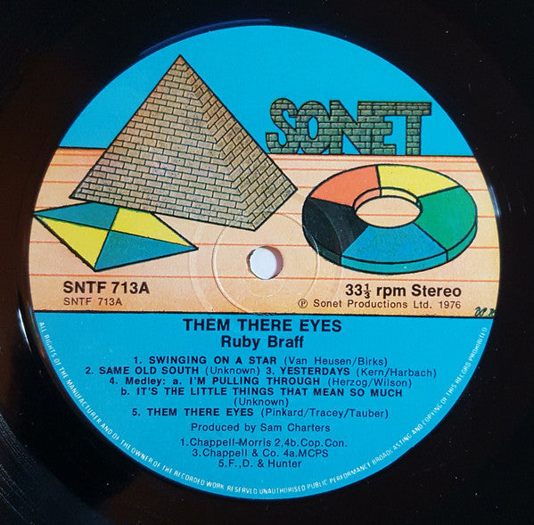 Ruby Braff - Them There Eyes (Vinyl, LP, Album, Stereo) Very Good Plus (VG+) / Very Good Plus (VG+)