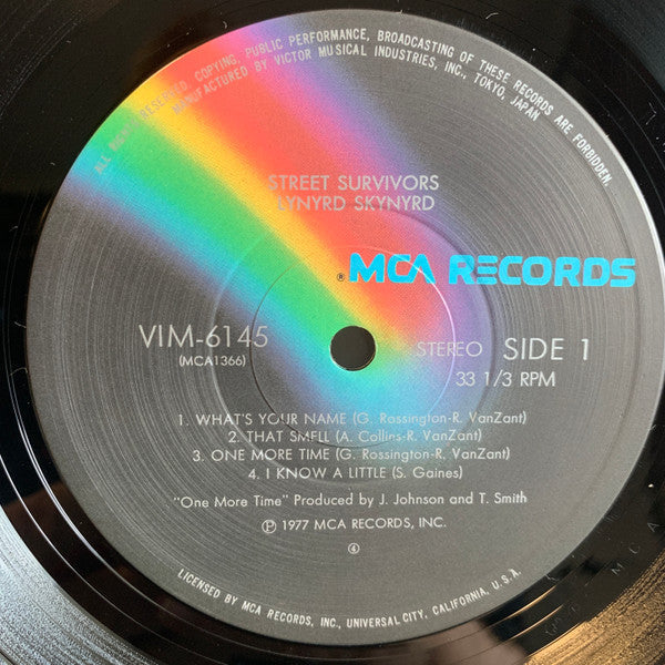 Lynyrd Skynyrd - Street Survivors (Vinyl, LP, Album, Stereo)