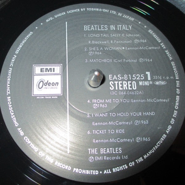 The Beatles - The Beatles In Italy (Vinyl, LP, Compilation, Reissue) Good Plus (G+) / Good Plus (G+)