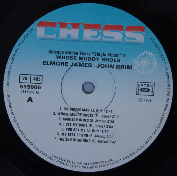 Elmore James - Whose Muddy Shoes (Vinyl, LP, Compilation, Reissue) Good Plus (G+) / Very Good Plus (VG+)