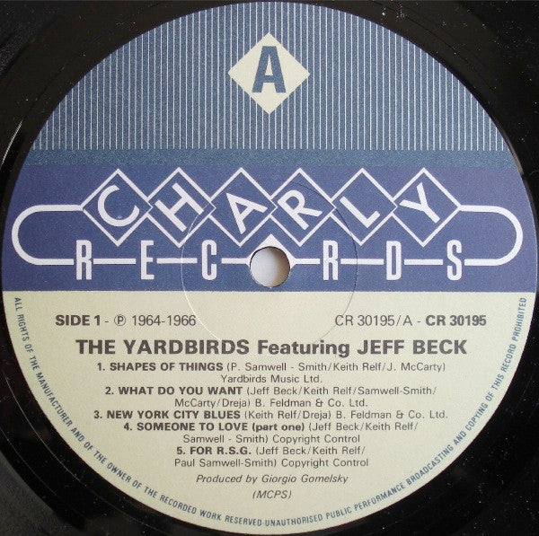 The Yardbirds - The Yardbirds Featuring Jeff Beck (Vinyl, LP, Compilation) Very Good Plus (VG+) / Very Good (VG)
