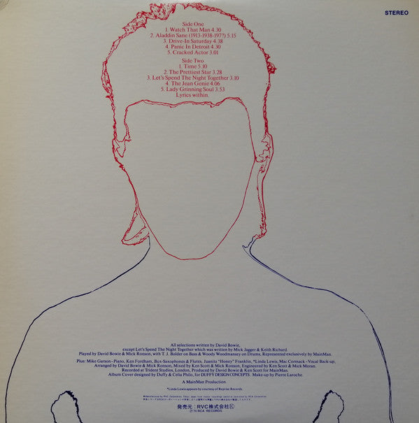 David Bowie - Aladdin Sane (Vinyl, LP, Album, Reissue, Stereo)
