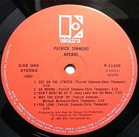 Patrick Simmons - Arcade (Vinyl, LP, Album)