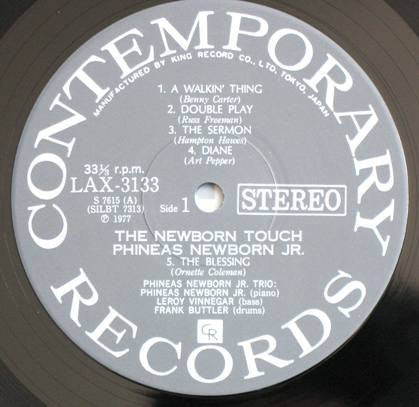 Phineas Newborn Trio - The Newborn Touch (Vinyl, LP, Album, Reissue...